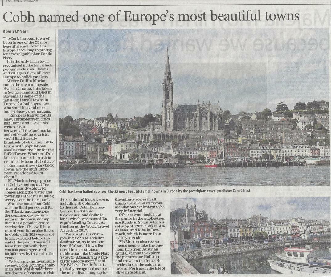 Townhouse In Centre Of Cobh Daire Dış mekan fotoğraf